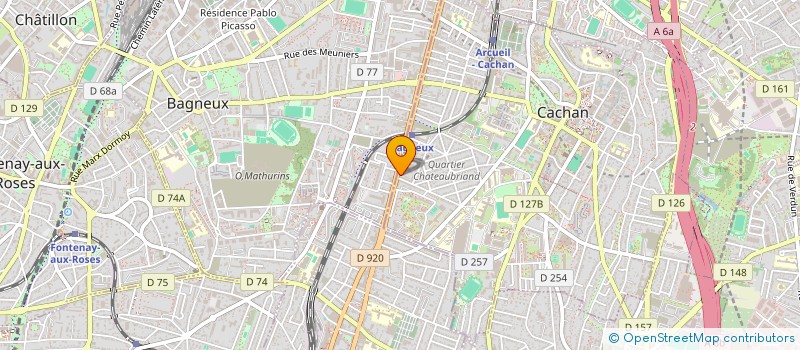 localisation de l'entreprise BILLARD ET MAREST à CACHAN
