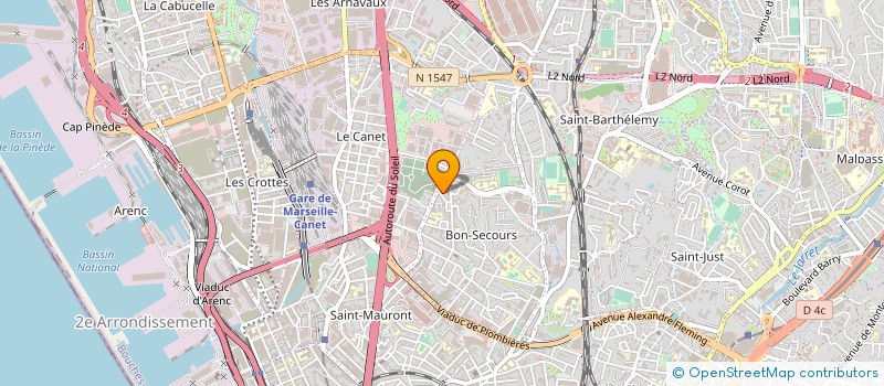 localisation de l'entreprise BILLARD LOTO SAINT GA à MARSEILLE