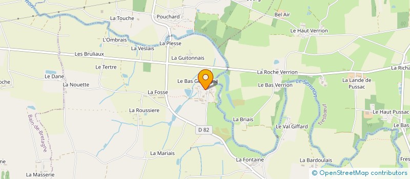 localisation de l'entreprise BILLARD-MASSON  ERCE-EN-LAMEE