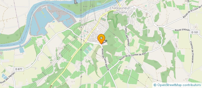 localisation de l'entreprise BILLARD SA à CHATEAUNEUF-SUR-ISERE