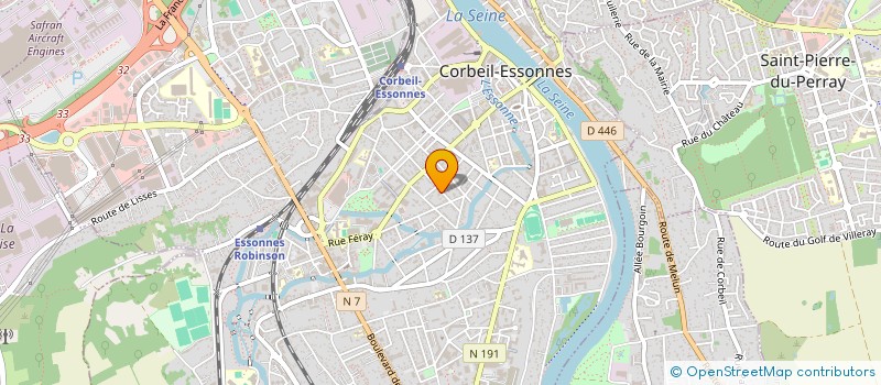 localisation de l'entreprise BILLARD SPORT LOISIR  CORBEIL-ESSONNES