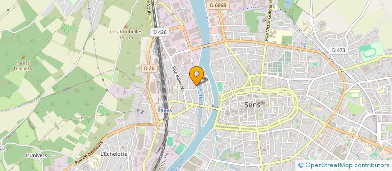localisation de l'entreprise BILLARD TEX à SENS