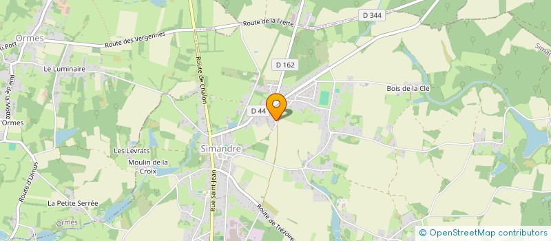 localisation de l'entreprise BILLARDS AUBEL à SIMANDRE