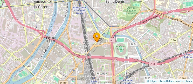 localisation de l'entreprise BILLARDS FERREIRA à SAINT-DENIS