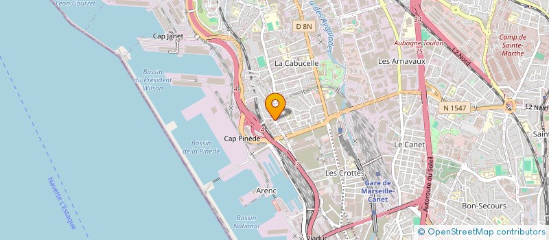 localisation de l'entreprise BILLARDS GOMEZ SARL à MARSEILLE