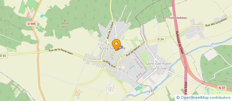 localisation de l'entreprise BILLATRAINING SAS à SOISY-SUR-ECOLE