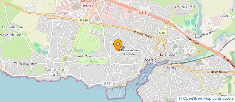 localisation de l'entreprise BILLAUD CHAUVIN  PORNIC