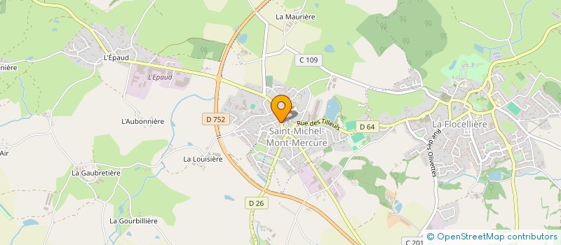 localisation de l'entreprise BILLAUD FABIEN à SEVREMONT
