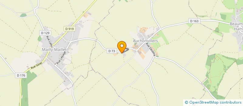 localisation de l'entreprise BILLAUD GAZ ENERGIE à COLINCAMPS