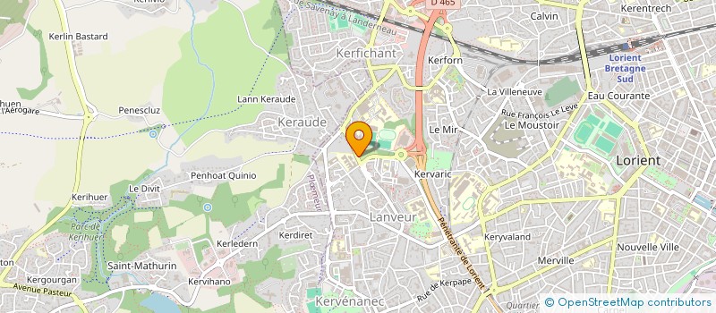 localisation de l'entreprise BILLAUD INDIVISION  LORIENT