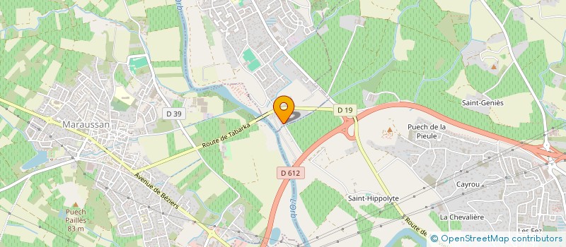 localisation de l'entreprise BILLAUD NATURE  LIGNAN-SUR-ORB