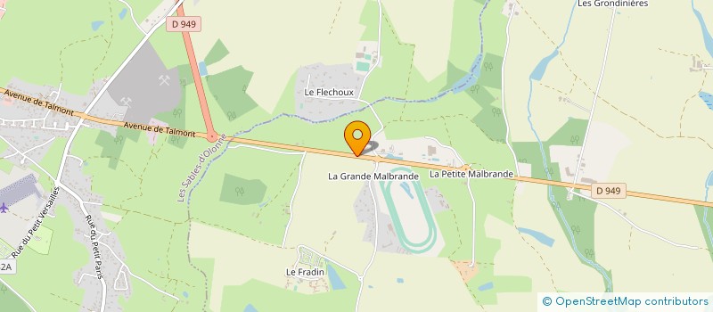 localisation de l'entreprise BILLAUD PIECES & AUTOS à TALMONT-SAINT-HILAIRE