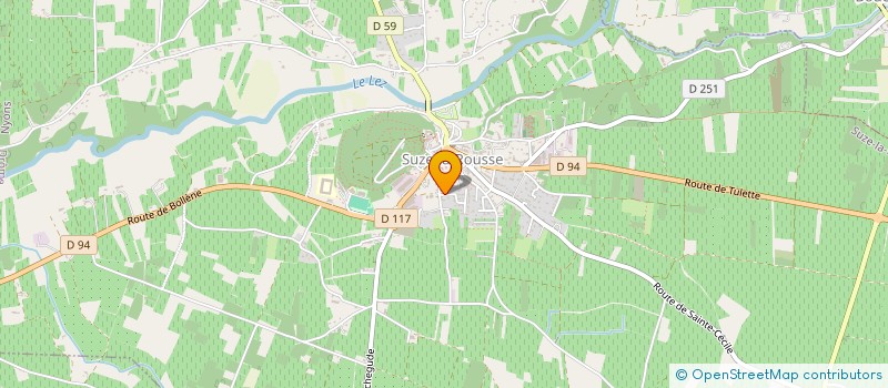 localisation de l'entreprise BILLAUD THARREAU  SUZE-LA-ROUSSE