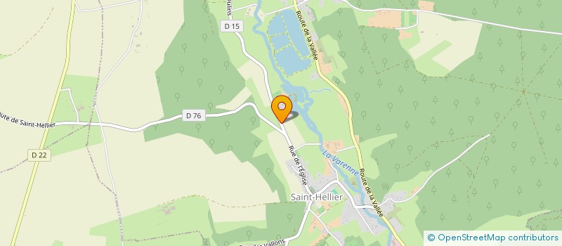 localisation de l'entreprise BILLAUX COUVERTURE  SAINT-HELLIER