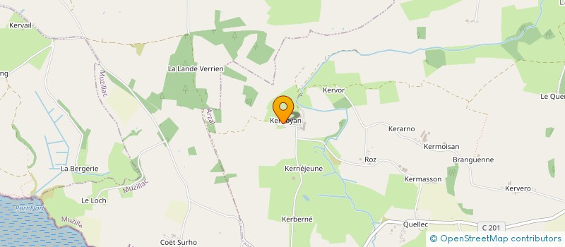 localisation de l'entreprise BILLE DE BOUEZ  NOYAL-MUZILLAC