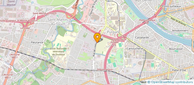 localisation de l'entreprise BILLE EN TED  TOULOUSE
