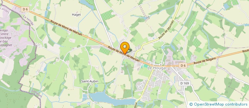 localisation de l'entreprise BILLEPINTE ET FILS  LE HOUGA