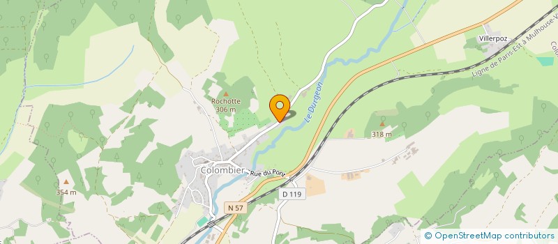localisation de l'entreprise BILLEREY SARL à COLOMBIER