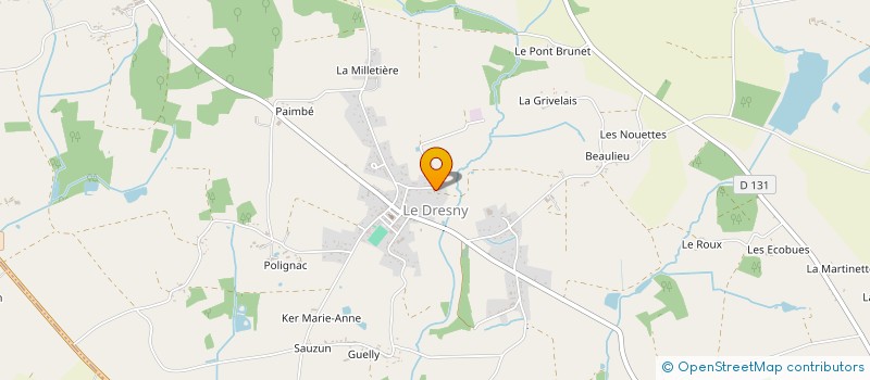 localisation de l'entreprise BILLERIN SARL  PLESSE