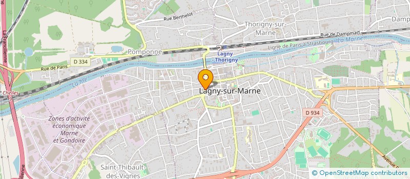 localisation de l'entreprise BILLES & BOCKS à LAGNY-SUR-MARNE