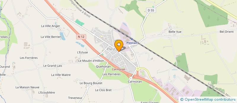 localisation de l'entreprise BILLES DE CLOWNS  PLESTAN