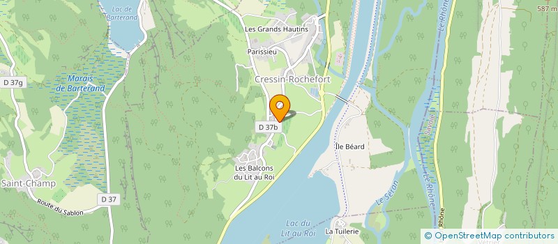 localisation de l'entreprise BILLET CHARPENTE PERE ET FILS  POLLIEU