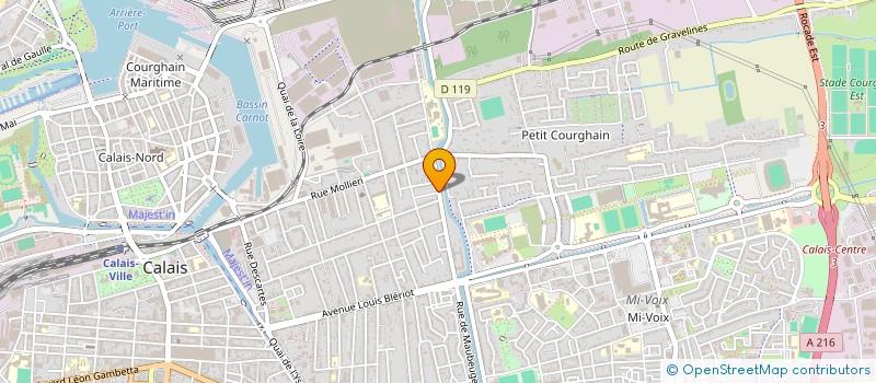 localisation de l'entreprise BILLET ET FENET  CALAIS