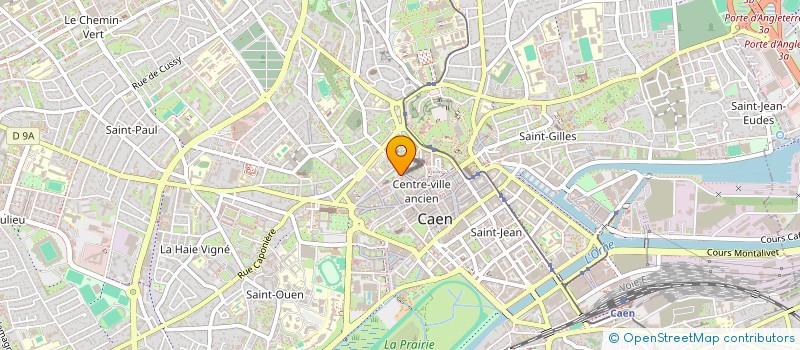 localisation de l'entreprise BILLET GIRAUD LAMBERT à CAEN
