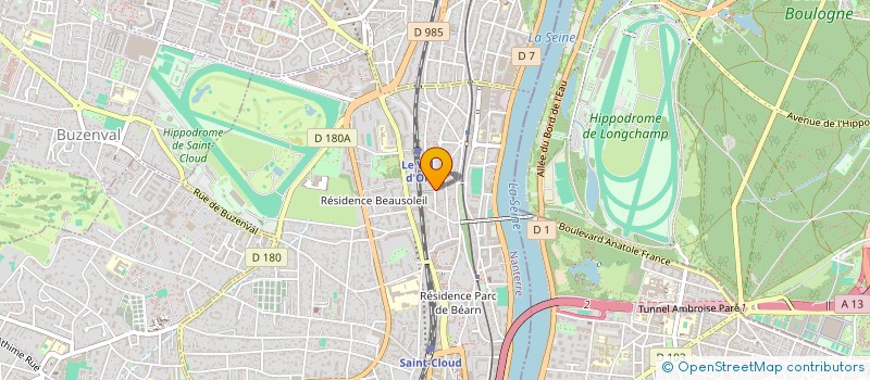 localisation de l'entreprise BILLET INVEST  SAINT-CLOUD