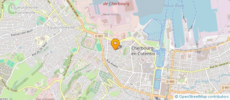 localisation de l'entreprise BILLET MONTHEL LEGACY  CHERBOURG-EN-COTENTIN