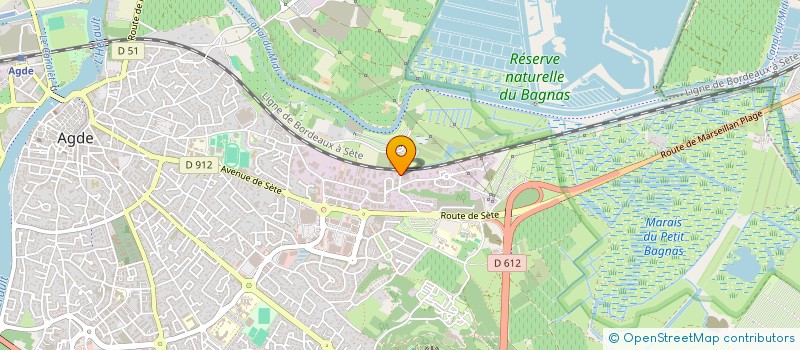 localisation de l'entreprise BILLETTE-MILLIERE INDIVISION à AGDE