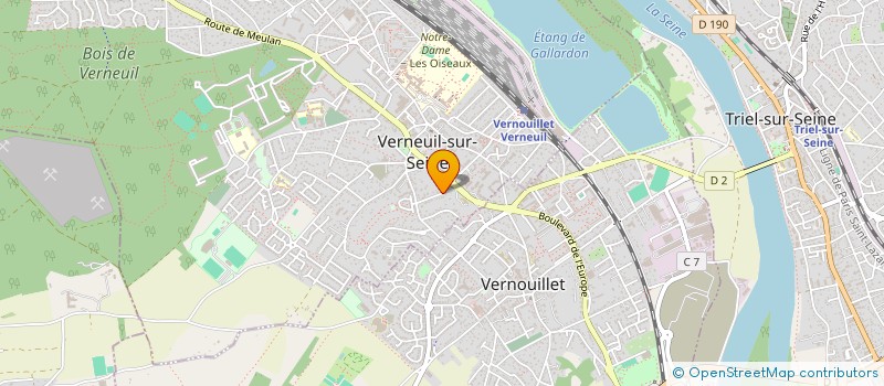 localisation de l'entreprise BILLEY&CO  VERNEUIL-SUR-SEINE