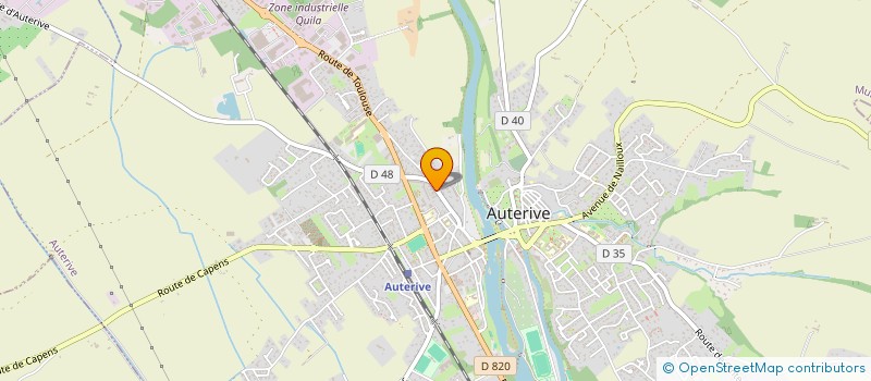 localisation de l'entreprise BILLIERES  AUTERIVE