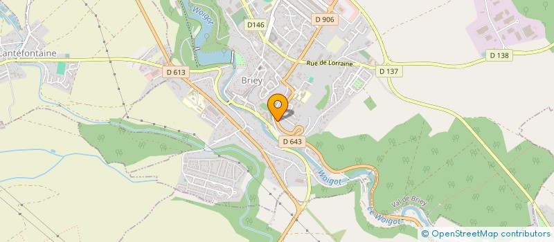 localisation de l'entreprise BILLIONS STEPS  VAL DE BRIEY