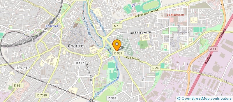localisation de l'entreprise BILLOD OPHTALMOLOGIE à CHARTRES
