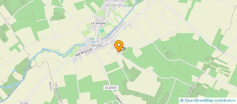 localisation de l'entreprise BILLODEAU  LES TOUCHES-DE-PERIGNY