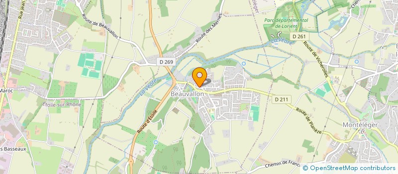 localisation de l'entreprise BILLON GESTION GIE  PORTES LES VALENCE