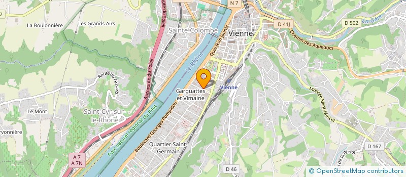 localisation de l'entreprise BILLON-LANFREY à VIENNE