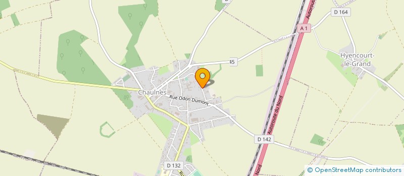 localisation de l'entreprise BILLORE MATERIAUX à CHAULNES