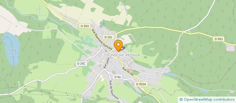 localisation de l'entreprise BILLY  CIREY-SUR-VEZOUZE