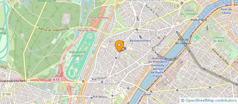 localisation de l'entreprise BILLY  PARIS