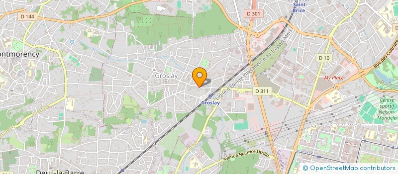 localisation de l'entreprise BILLY COIFFURE  GROSLAY