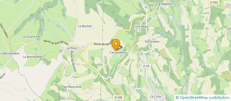 localisation de l'entreprise BILLY TRAVAUX  LES HAIES