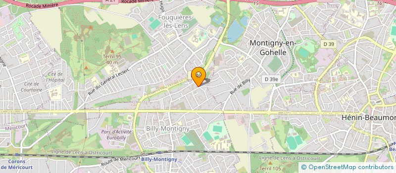 localisation de l'entreprise BILLY VIANDE à BILLY MONTIGNY