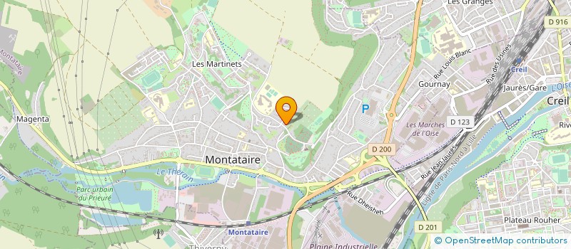 localisation de l'entreprise BILO  MONTATAIRE