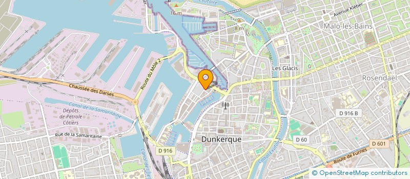 localisation de l'entreprise BILOBA à DUNKERQUE