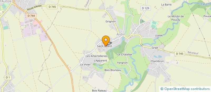 localisation de l'entreprise BILOBA DORE  ARDIN