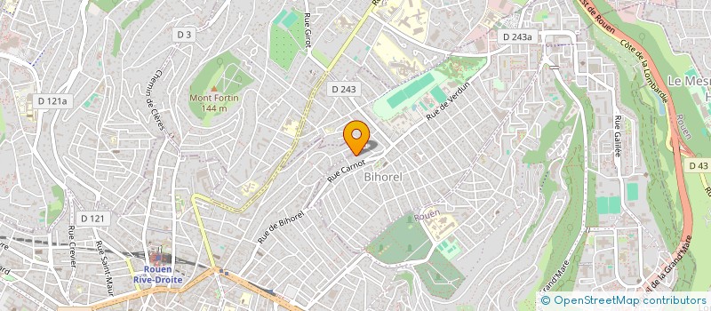 localisation de l'entreprise BILOHU  BIHOREL