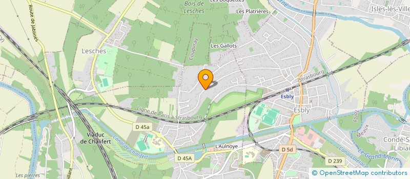 localisation de l'entreprise BILOU  COUPVRAY