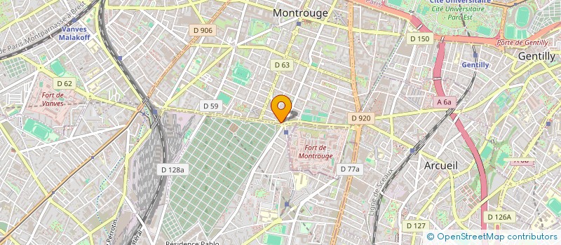 localisation de l'entreprise BILOU  MONTROUGE
